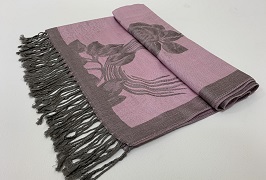 Two Tone Rose Pashmina